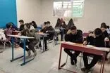 عکس خبرسازی که از یک دبیرستان پسرانه شکار شد