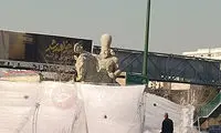 بالاخره «مجسمه والرین» در محل دائمی خود مستقر شد
