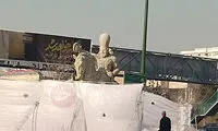 بالاخره «مجسمه والرین» در محل دائمی خود مستقر شد