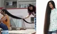 پسری ۱۵ ساله که بلندترین مو‌های جهان را دارد
