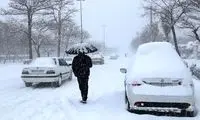 ارتفاع برف در اردبیل به ۱/۵ متر رسید