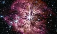 عکس یک ستاره در مرحله پیش از انفجار