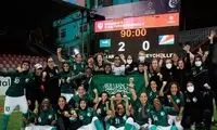 جشن بزرگ مقامات عربستانی برای زنان فوتبالیست