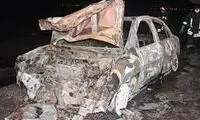 لحظه تصادف هولناک یک خودروی سوخت‌کش