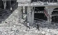 لحظه مجروح شدن خبرنگار لبنانی در پخش زنده تلویزیون