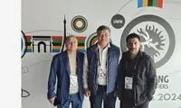 دیدار علیرضا دبیر با رئیس شورای کشتی آسیا