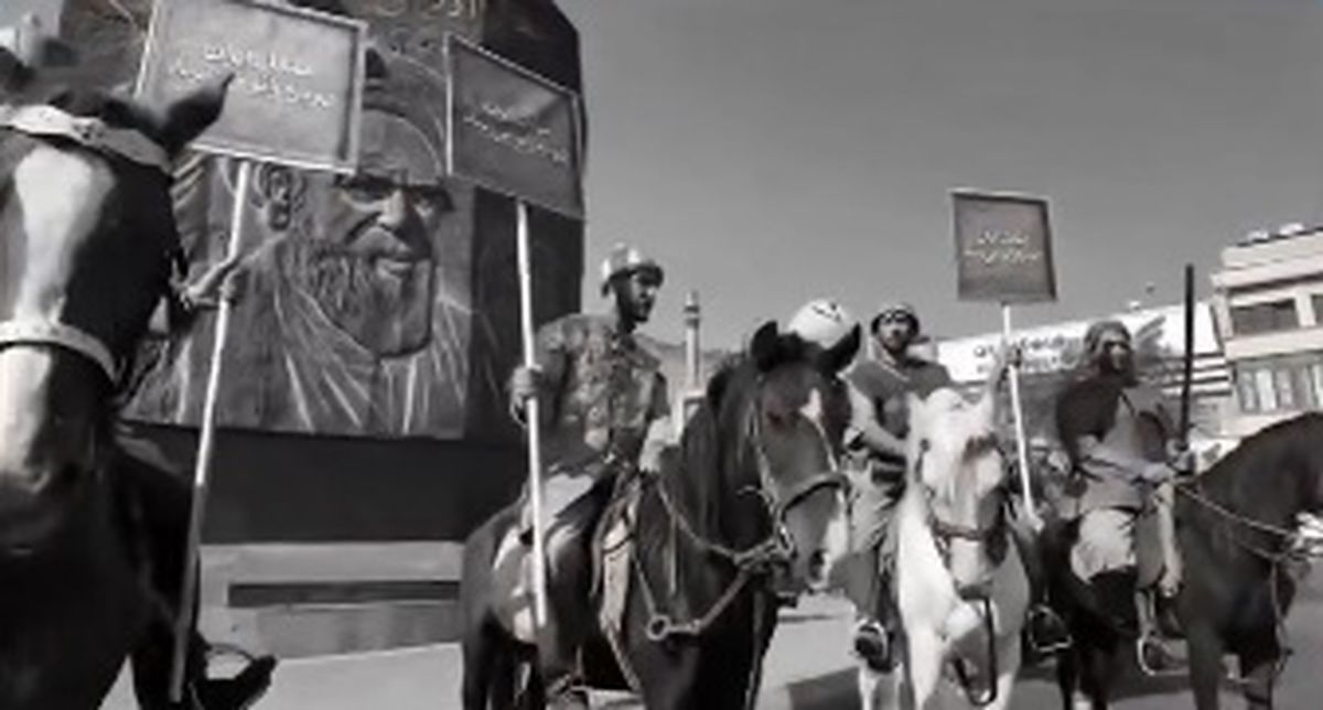 لشکر سربازان باستانی در کف خیابان‌های تهران