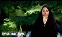 گلایه شدید دختر زاکانی از پدرش روی آنتن زنده