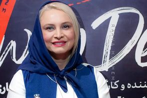 مریم کاویانی با استایل لوکس صورتی در جشن حافظ