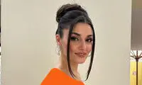 عکس دلبر و زیبا هانده ارچل با یک تیپ ساده 