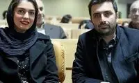 الیکا عبدالرازقی و امین زندگانی در یک قاب عاشقانه