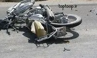 تصادف مرگبار موتورسوار در پیج خطرناک با خودرو