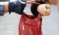 کیف‌قاپی وحشیانه از یک زن مقابل چشم دخترش