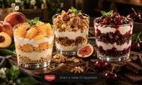 طرز تهیه 3 دسر ساده با کمپوت میوه