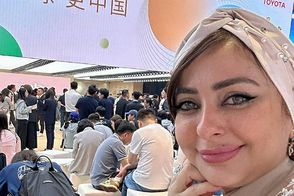 عکس‌های نفیسه روشن در شانگهای چین