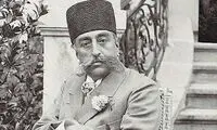 عکسی از مظفّرالدین شاه قاجار در اواخر عمر 