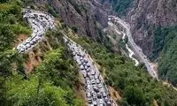 تفریح لاکچری مسافران در جاده مسدود شده شمال!