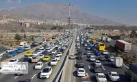ترافیک فوق سنگین در دو جاده پرتردد ایران 