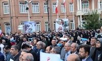 اجتماع عظیم مردم تهران در محکومیت حملات اسرائیل