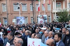اجتماع عظیم مردم تهران در محکومیت حملات اسرائیل