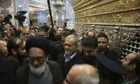 پزشکیان به زیارت حرم حضرت معصومه (س) رفت