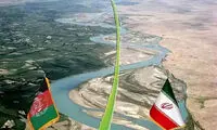 رودخانه هیرمند پس از سیلاب و بارش در افغانستان