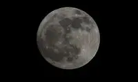 قرص استثنایی ماه در آسمان تهران