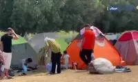ازدحام مسافر در پارک زیتون قشم
