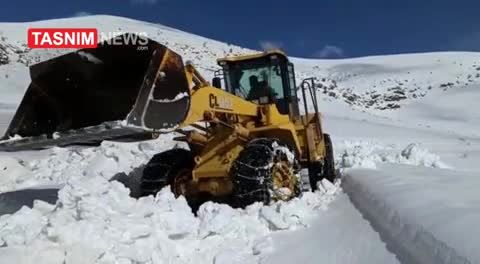  تصاویرحیرت‌انگیز از برف سنگین در این استان