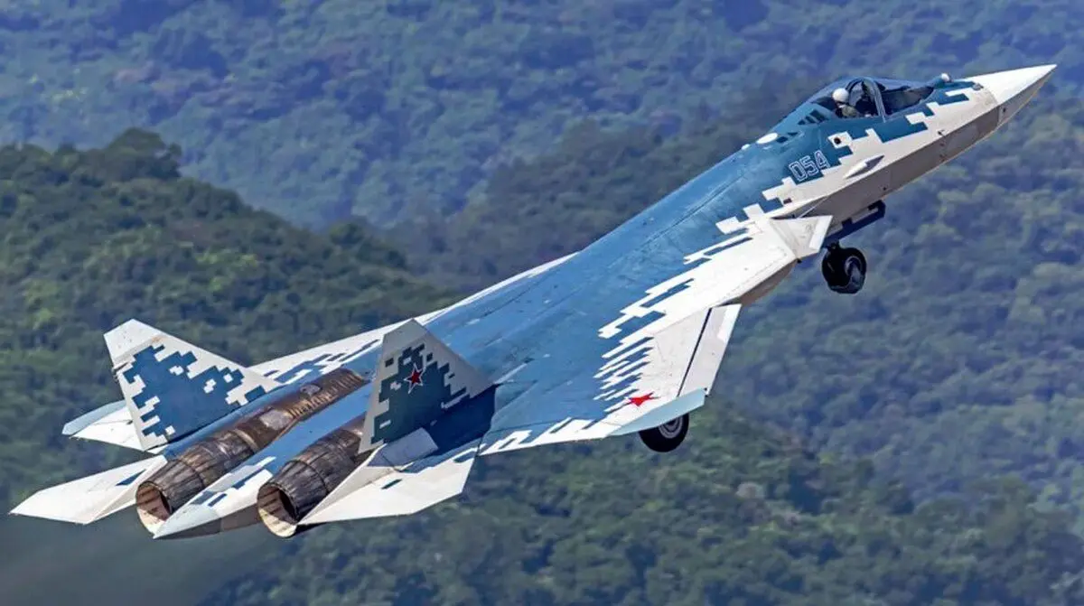 صدای عجیب و ترسناک سوخو 57