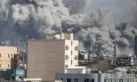 عکسی از میدان بهارستان پس از حملات امروز