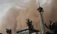 هشدار وزش باد شدید و بروز گرد‌و‌خاک در تهران