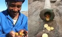 یک کشتی پر از سکه‌های طلا در بیابان پیدا شد