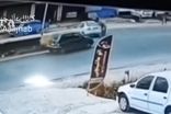 تصادف وحشتناک موتور سنگین با تیبا در بابل