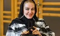 میکاپ غلیظ و فشن بهاره رهنما با روسری پلنگی