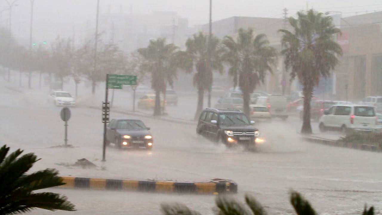 ویدئویی از بارش بی‌سابقه باران در عراق 