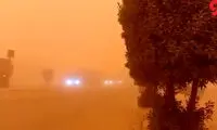 طوفان شن در سیستان و بلوچستان به مرز هشدار رسید