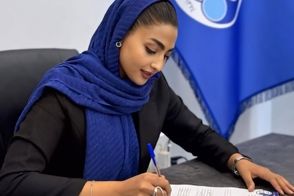 شادی گل جالب بازیکن تیم فوتبال زنان استقلال