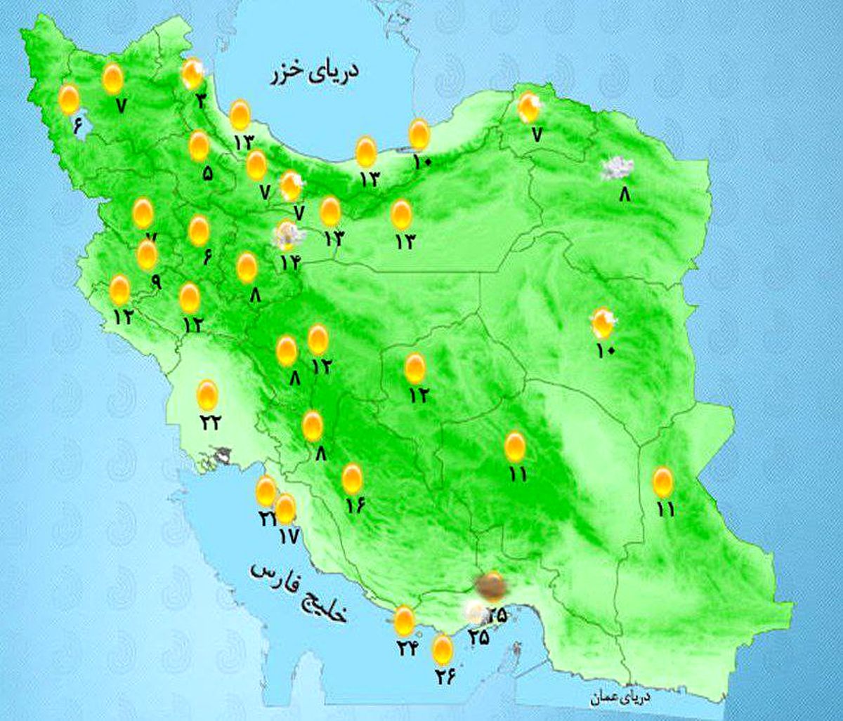   این استان‌ها منتظر رگبار و رعدوبرق باشند 