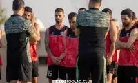 یک پرسپولیسی در تمرین فولاد کتک خورد