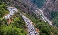 جاده چالوس بسته شد