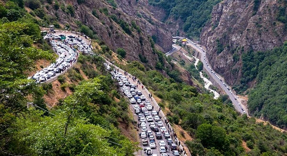 جاده چالوس بسته شد