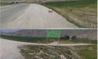 علائم هشداردهنده عجیب در جاده ایذه _ پیان