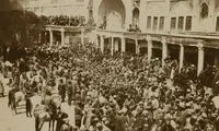 فیلم 100ساله و رنگی‌شده ظهر عاشورا در سبزه میدان