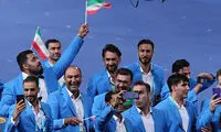 پرچم ایران در اختتامیه بازی های پاراآسیایی بالا رفت