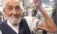 ویدئو حیرت‌انگیز از پیرمرد بدنساز ۱۱۱ ساله ایرانی 