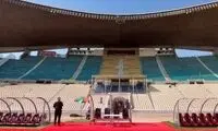 جمع‌آوری سرویس‌های بهداشتی ایستاده از ورزشگاه تختی