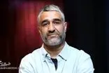 تصویری از چهره گریان پژمان جمشیدی در هیئت عزاداری
