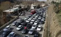 ترافیک سنگین و پرحجم در جاده هراز و فیروزکوه 