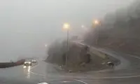 جاده چالوس و محور هراز در ساعات اخیر قفل شد